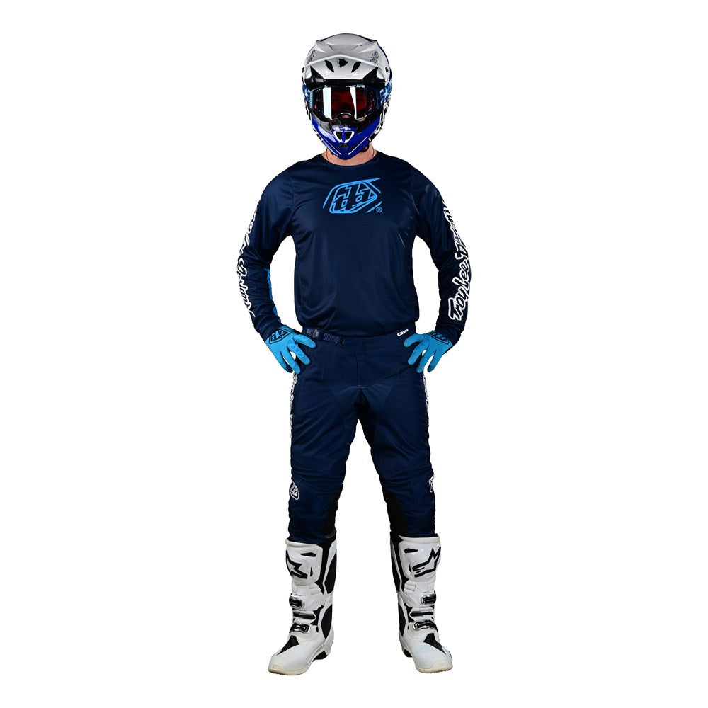 Troy Lee Designs 2023 GP Pro Icon Jersey Mono Pant Combo - Navy/Pro Blue