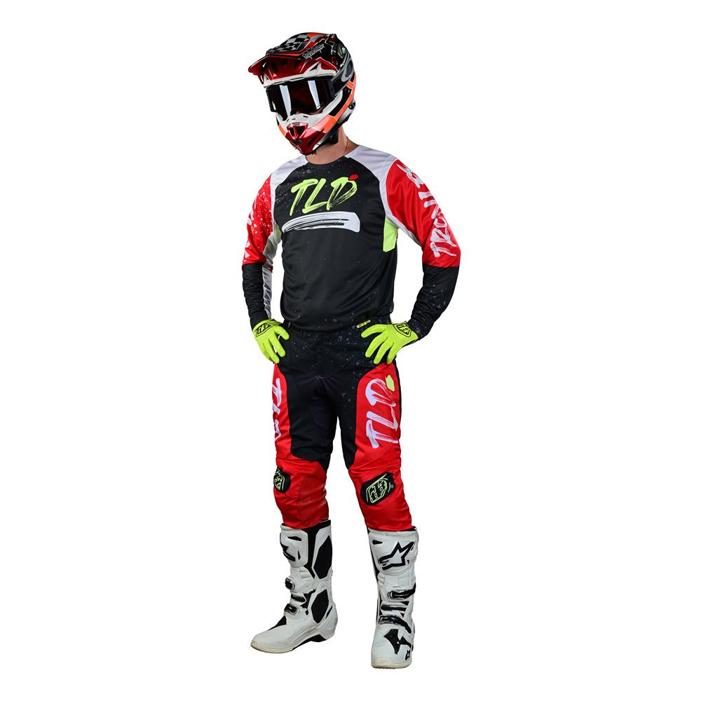 Troy Lee Designs 2023 GP Pro Partical Jersey Pant Combo - Black/Glo Red
