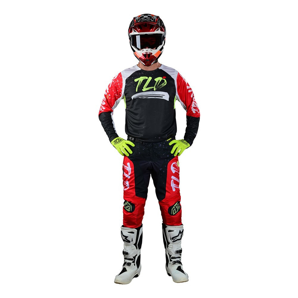 Troy Lee Designs 2023 GP Pro Partical Jersey Pant Combo - Black/Glo Red