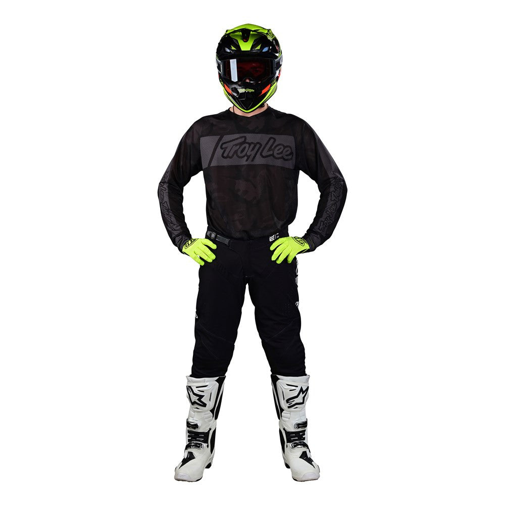 Troy Lee Designs 2023 SE Pro Air Vox Jersey Solo Pant Combo - Black/Gray