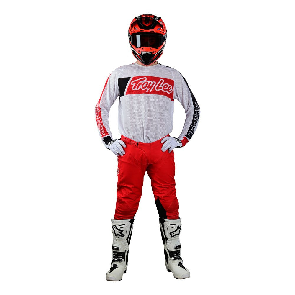 Troy Lee Designs 2023 SE Pro Air Vox Jersey Solo Pant Combo - White