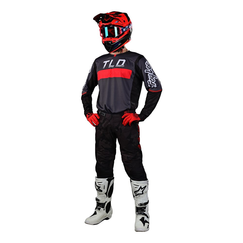 Troy Lee Designs 2023 SE Pro Grid Camo Jersey Solo Pant Combo - Black/Gray