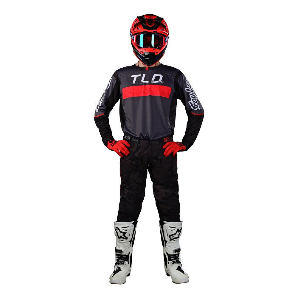 Troy Lee Designs 2023 SE Pro Grid Camo Jersey Solo Pant Combo - Black/Gray
