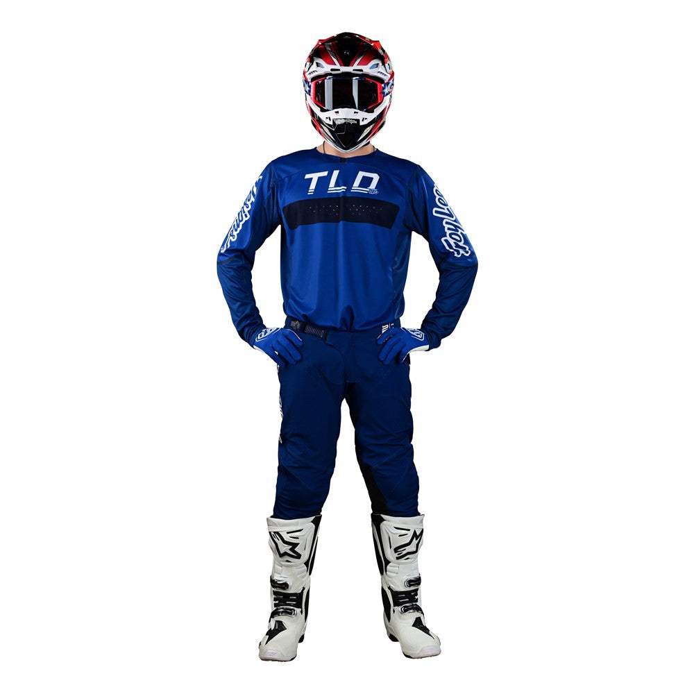 Troy Lee Designs 2023 SE Pro Grid Jersey Solo Pant Combo - Blue/Navy