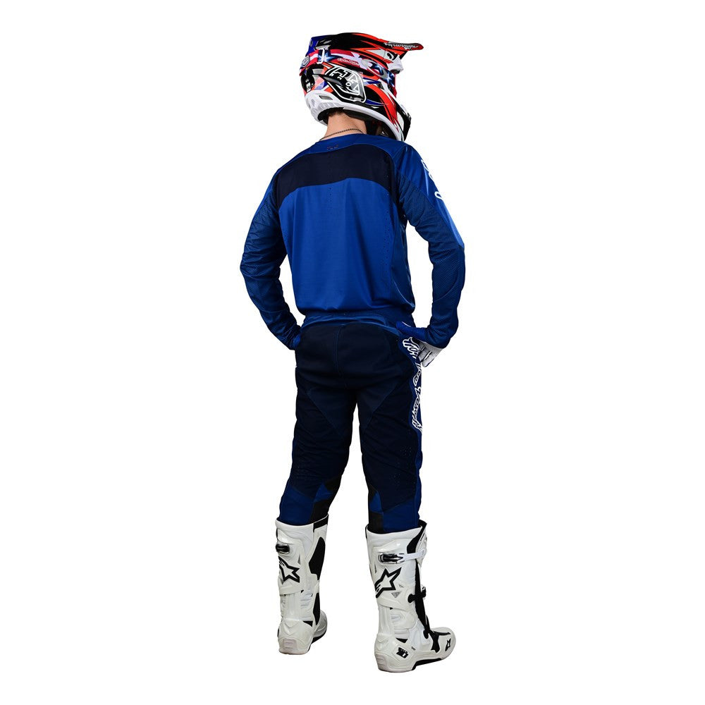 Troy Lee Designs 2023 SE Pro Grid Jersey Solo Pant Combo - Blue/Navy