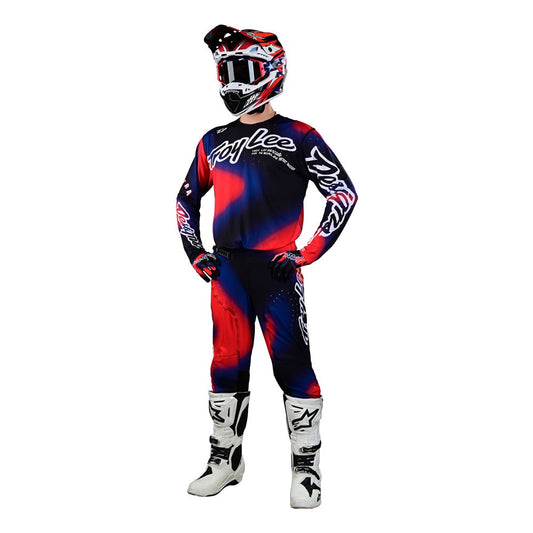 Troy Lee Designs 2023 SE Ultra Lucid Jersey Pant Combo - Black/Red