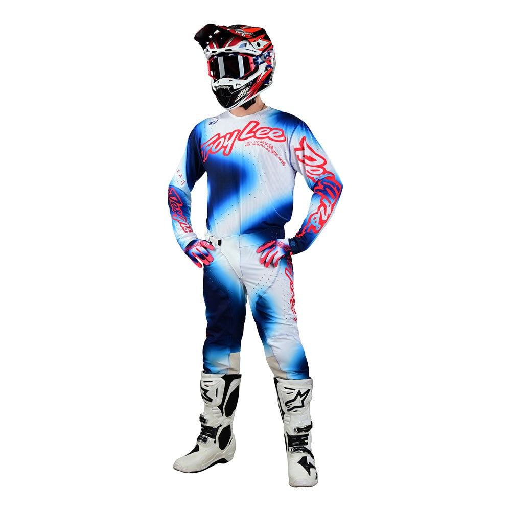 Troy Lee Designs 2023 SE Ultra Lucid Jersey Pant Combo - White/Blue