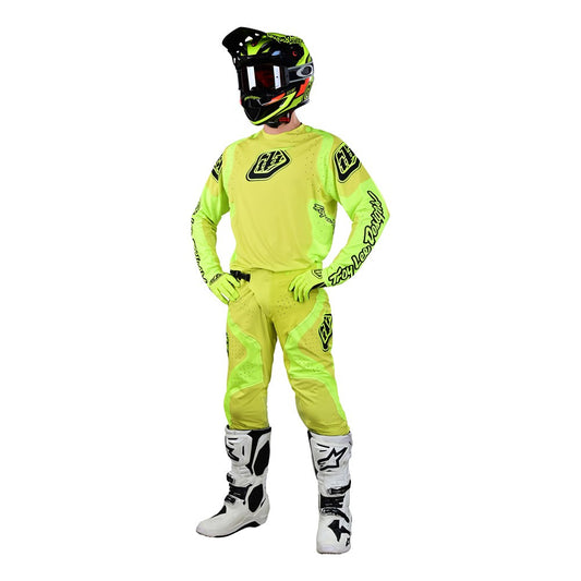 Troy Lee Designs 2023 SE Ultra Sequence Jersey Pant Combo - Flo Yellow