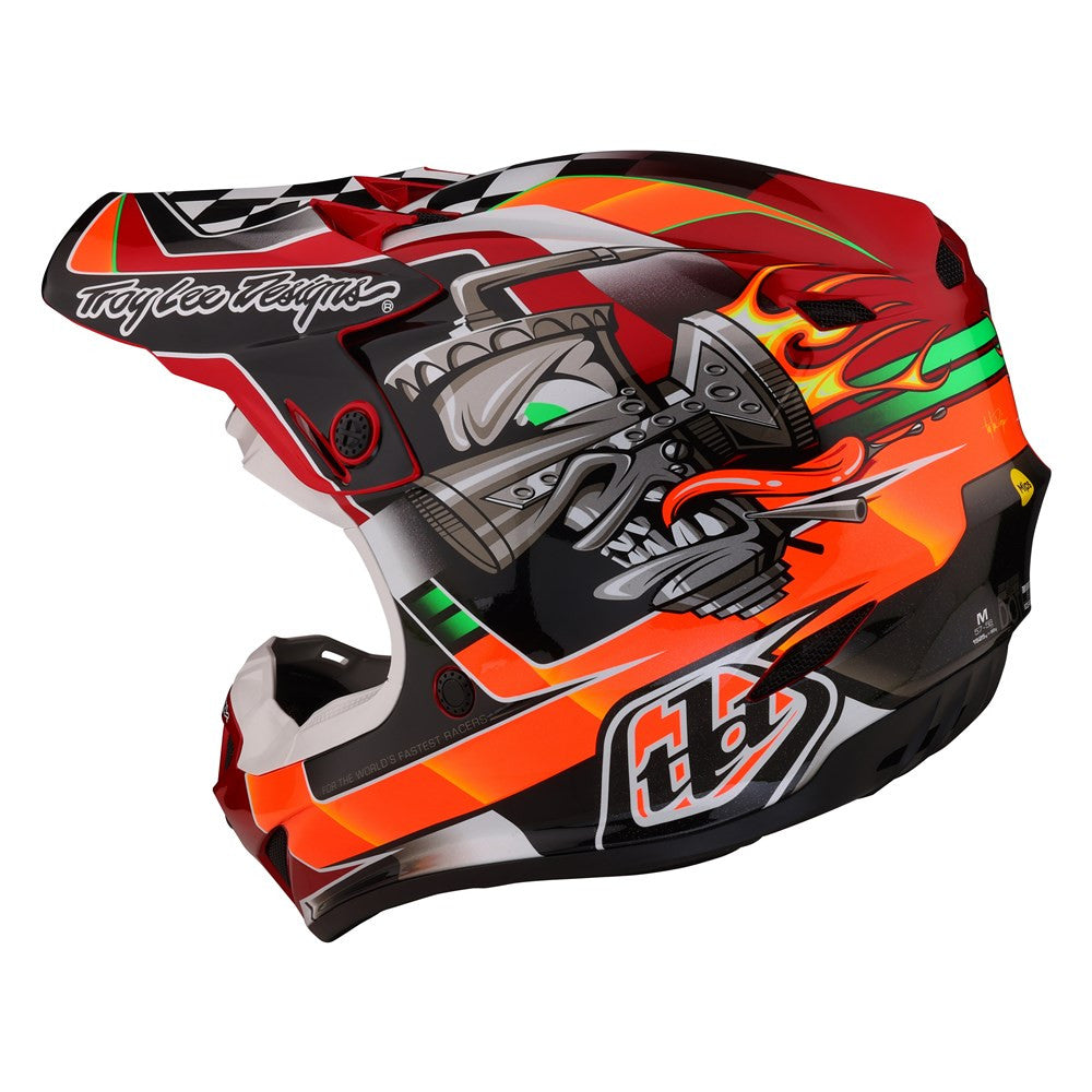 Troy Lee Designs 2023 SE4 Polyacrylite MIPS Helmet - Carb
