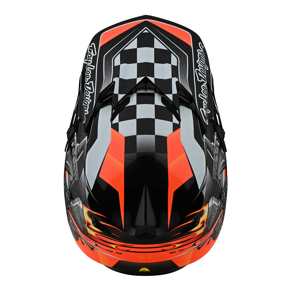 Troy Lee Designs 2023 Youth SE4 Polyacrylite Offroad MIPS Helmet - Carb