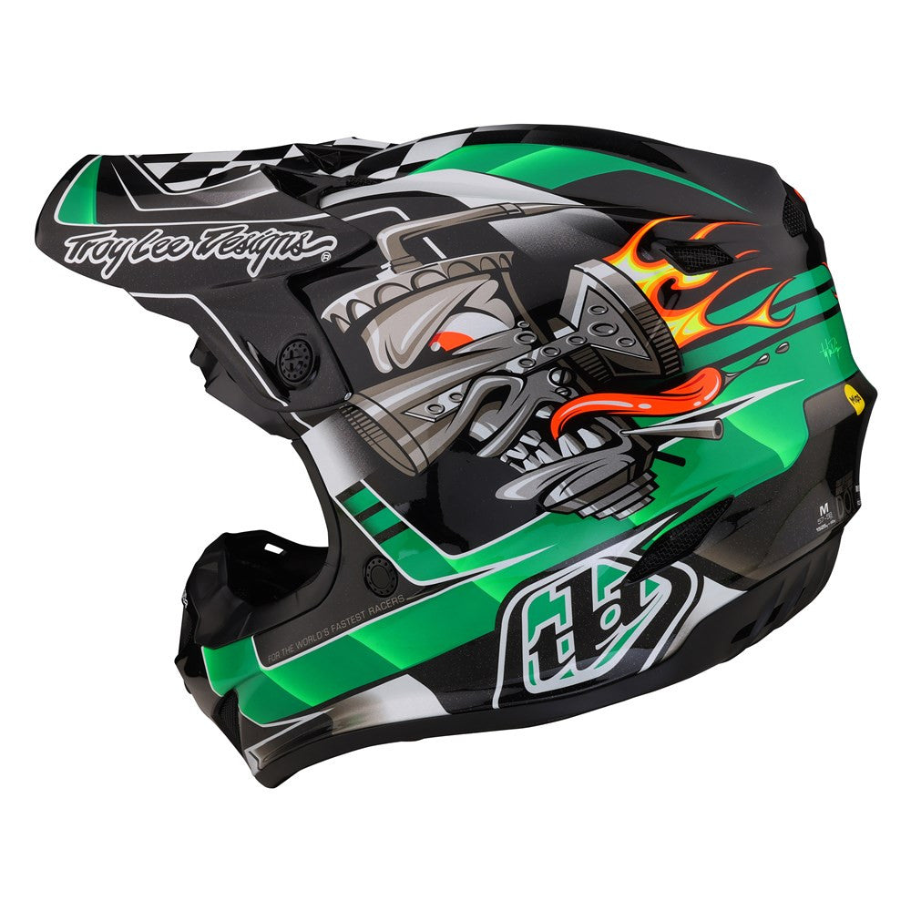 Troy Lee Designs 2023 SE4 Polyacrylite MIPS Helmet - Carb
