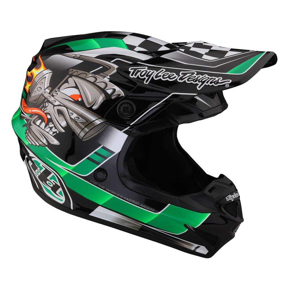 Troy Lee Designs 2023 SE4 Polyacrylite MIPS Helmet - Carb