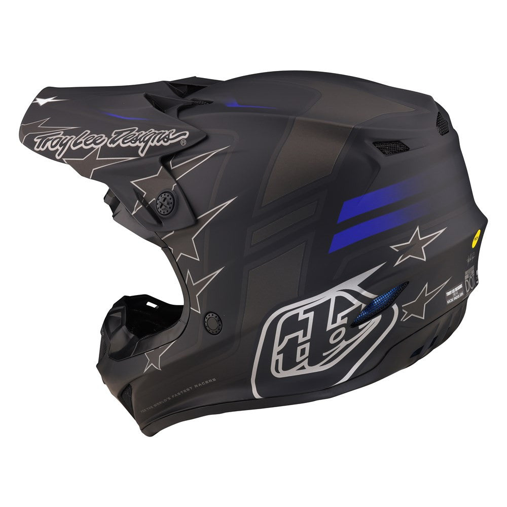 Troy Lee Designs SE4 Polyacrylite Offroad MIPS Helmet -  Flagstaff