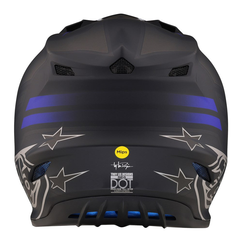 Troy Lee Designs SE4 Polyacrylite Offroad MIPS Helmet -  Flagstaff