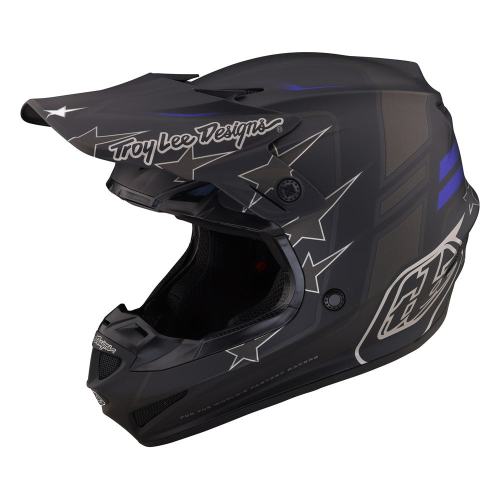 Troy Lee Designs SE4 Polyacrylite Offroad MIPS Helmet -  Flagstaff