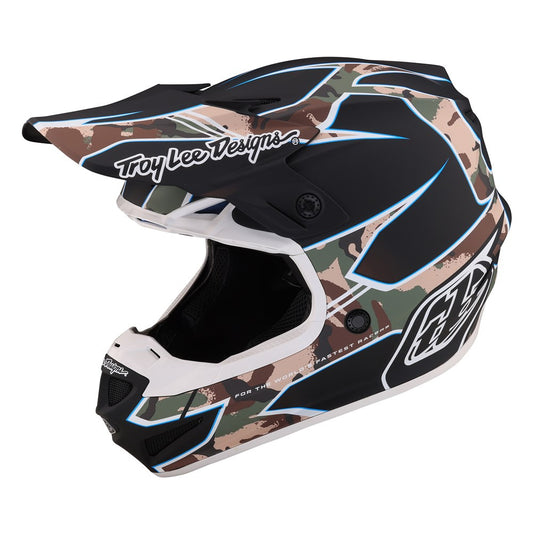Troy Lee Designs SE4 Polyacrylite Offroad MIPS Helmet -  Matrix