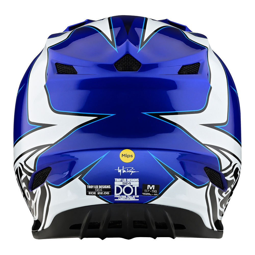 Troy Lee Designs 2023 Youth SE4 Polyacrylite Offroad MIPS Helmet - Matrix