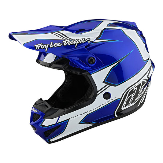 Troy Lee Designs 2023 Youth SE4 Polyacrylite Offroad MIPS Helmet - Matrix