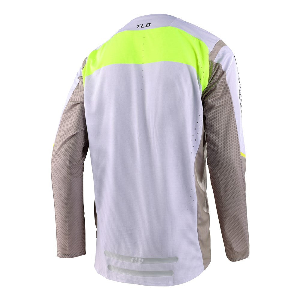 Troy Lee Designs 2023 SE Pro Grid Jersey Solo Pant Combo - Fog/Flo Yellow