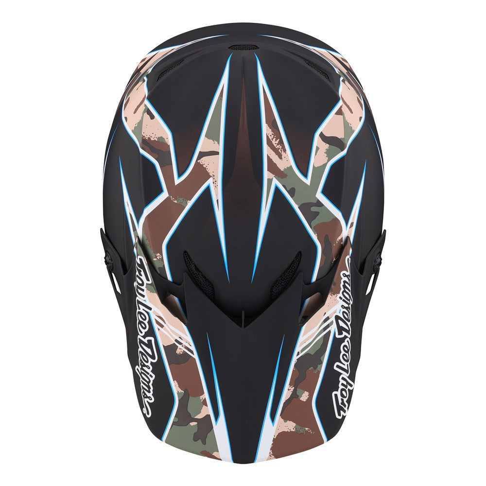 Troy Lee Designs 2023 Youth SE4 Polyacrylite Offroad MIPS Helmet - Matrix Camo