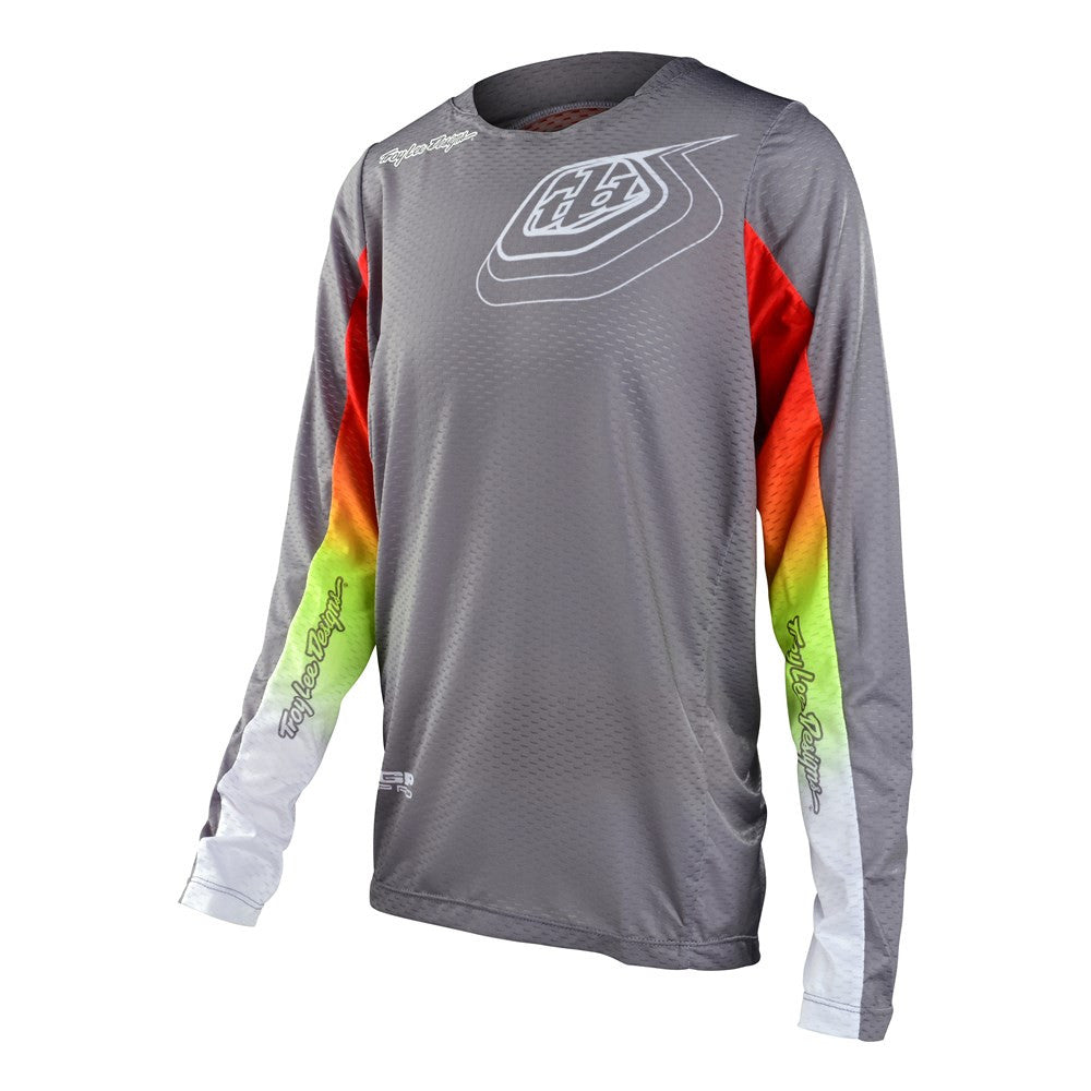 Troy Lee Designs 2023 Youth GP Pro Air Richter Jersey Mono Pant Combo Silver/Fire