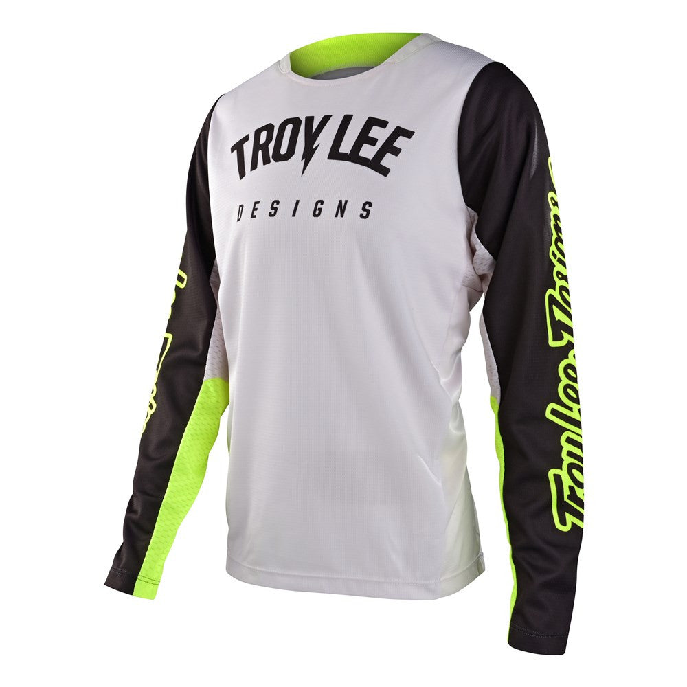 Troy Lee Designs 2023 Youth GP Pro Boltz Jersey Mono Pant Combo - Fog/Flo Yellow