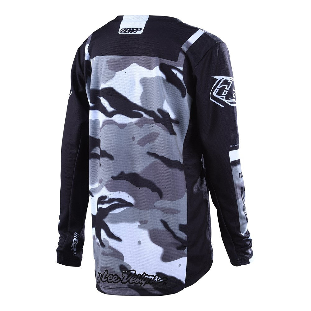 Troy Lee Designs 2023 Youth GP Brazen Camo Jersey Mono Pant Combo Gray