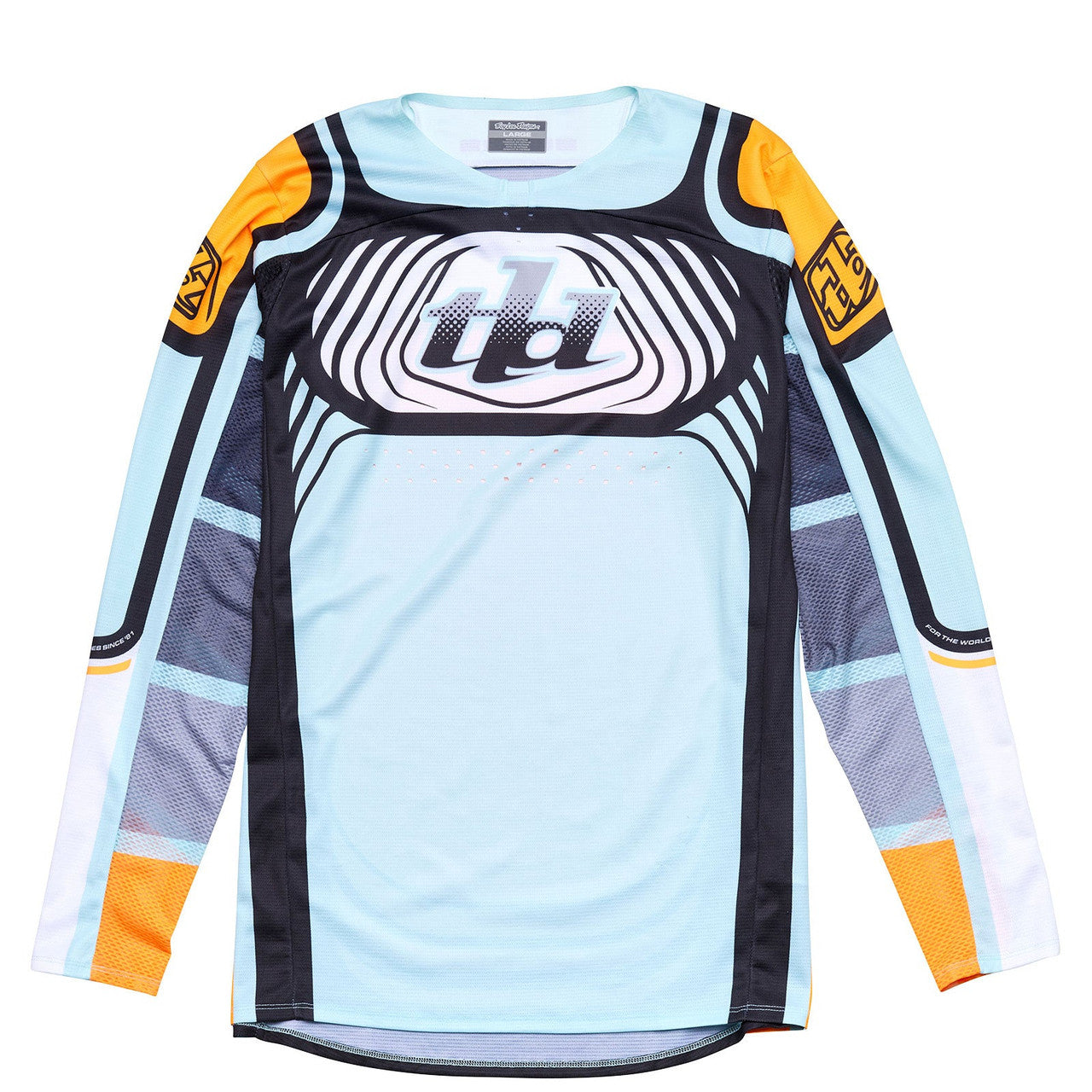 Troy Lee Designs 2024 SEPro Jersey Wavez Bleached Aqua