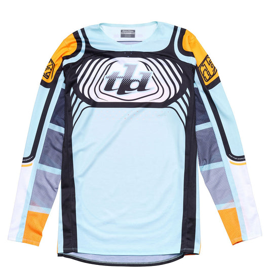 Troy Lee Designs 2024 SEPro Jersey Wavez Bleached Aqua
