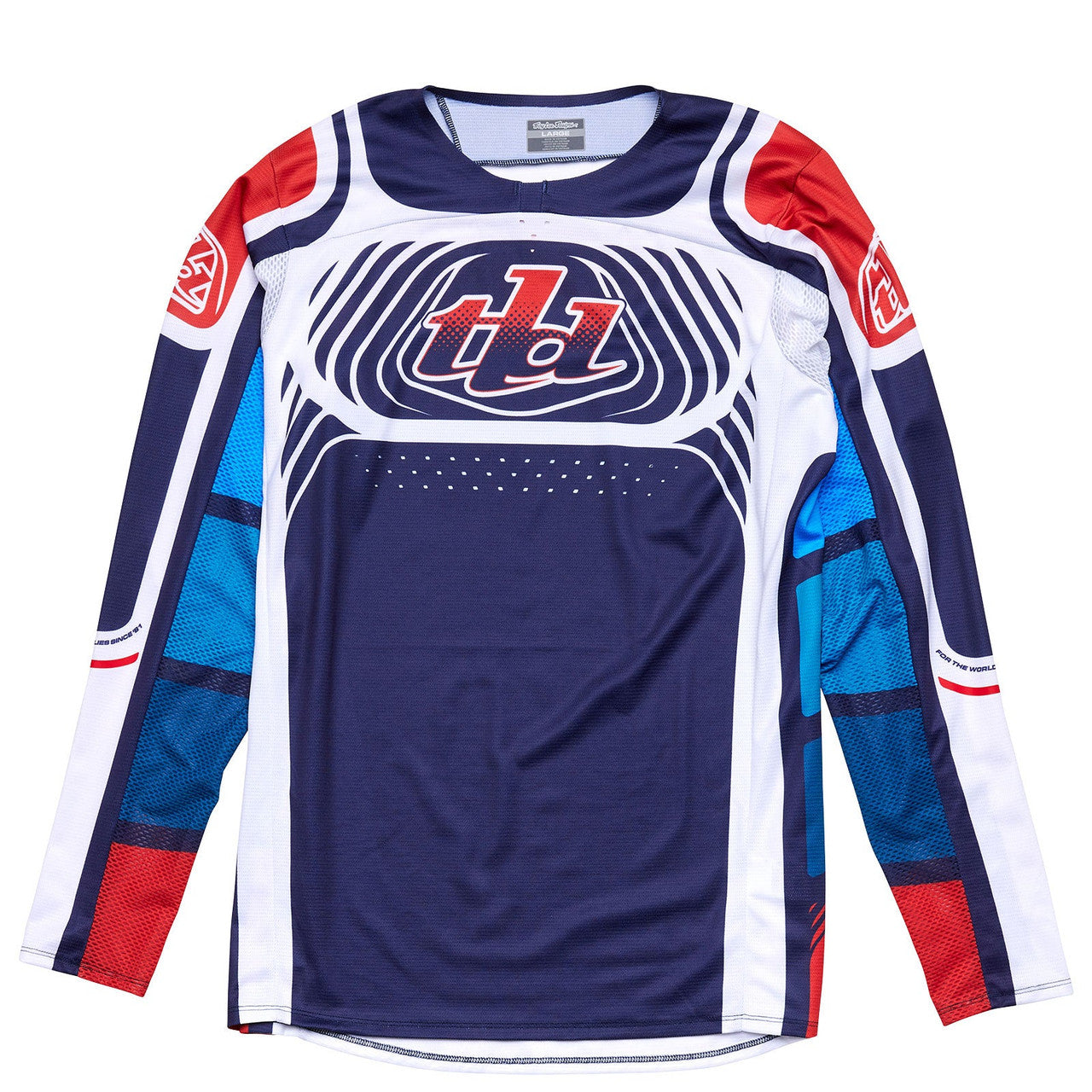 Troy Lee Designs 2024 SE Pro Jersey Wavez Navy/Red
