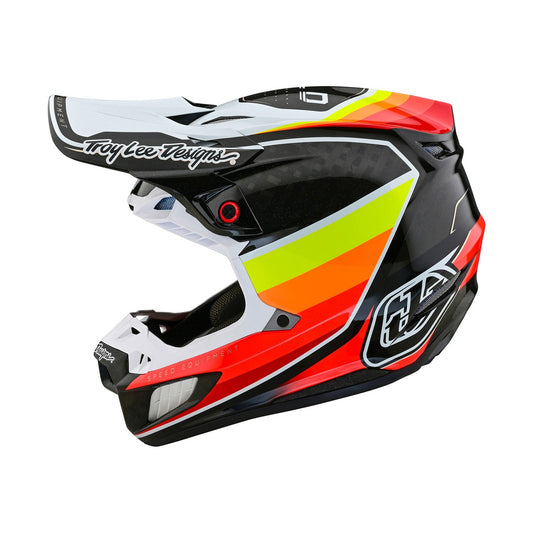 Troy Lee Designs 2024 SE5 Carbon Helmet W/MIPS Reverb Black/Sunset