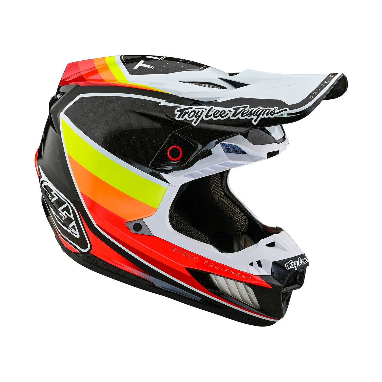 Troy Lee Designs 2024 SE5 Carbon Helmet W/MIPS Reverb Black/Sunset