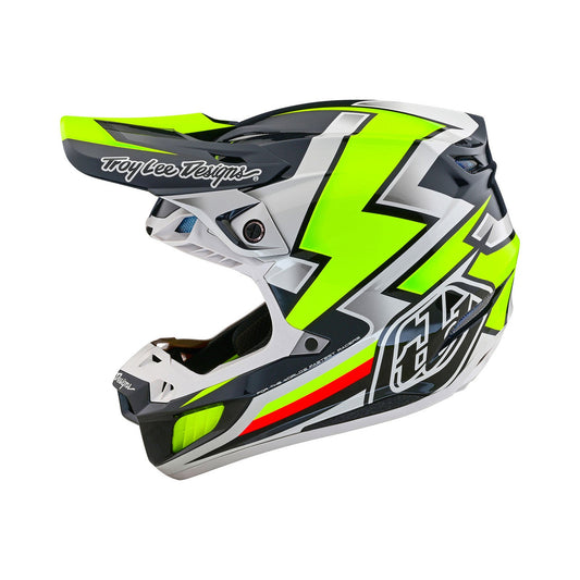 Troy Lee Designs 2024 SE5 Composite Helmet W/MIPS Ever Gray/Yellow
