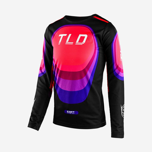 Troy Lee Designs 2024 Youth GP Pro Jersey Reverb Black/Glo Red