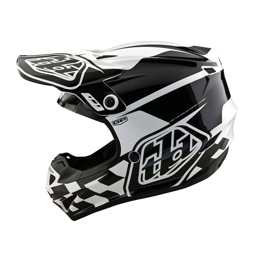 Troy Lee Designs 2024 GP Helmet Check Up White/Black