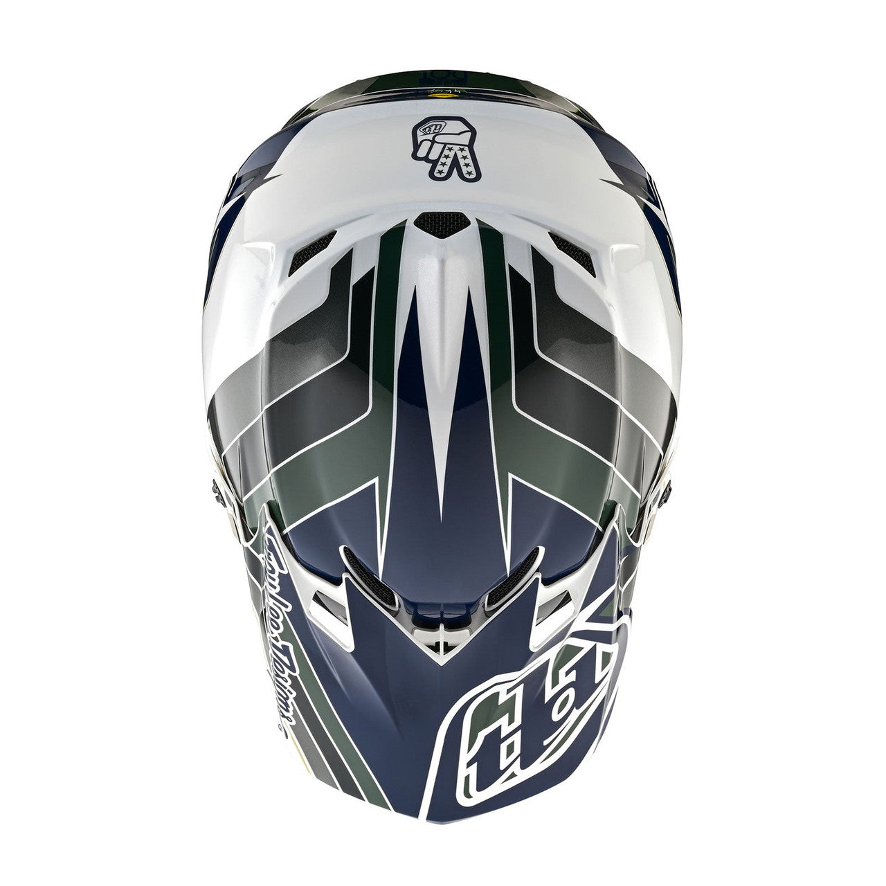 Troy Lee Designs 2024 SE4 Polyacrylite Helmet W/MIPS Block Charcoal/Navy