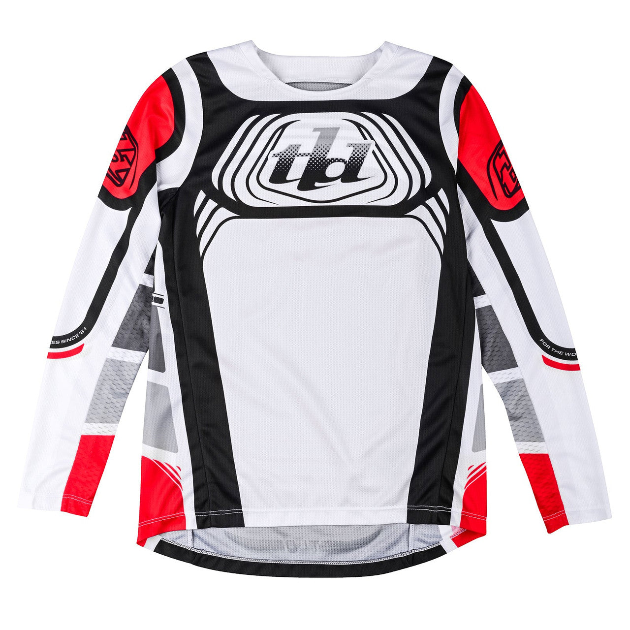 Troy Lee Designs 2024 Youth GP Pro Jersey Wavez Off-White/Red