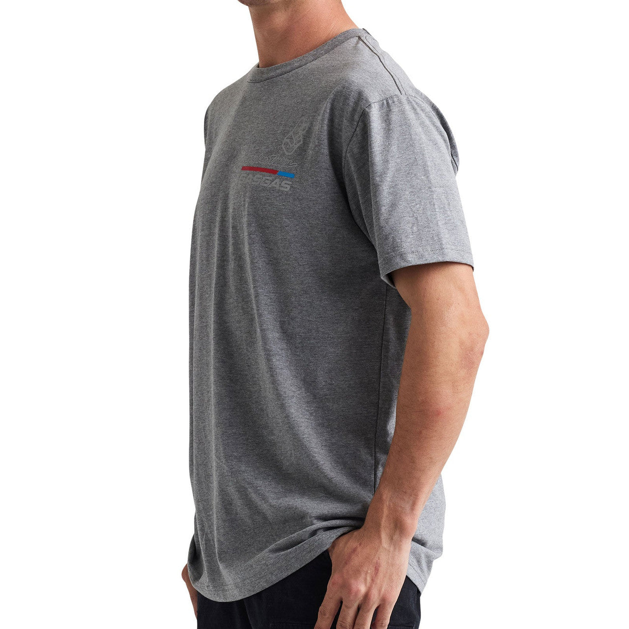 Troy Lee Designs TLD GasGas Team Core Short Sleeve Tee Heather Gray
