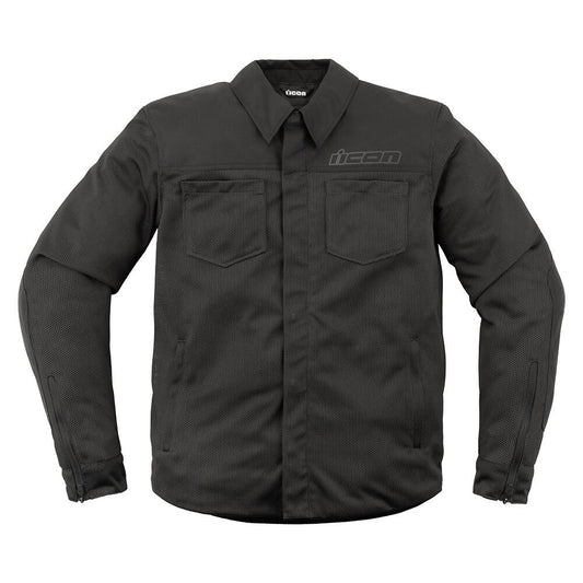 Icon Upstate Mesh CE Jacket Black