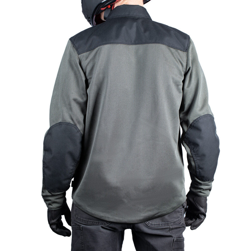 Icon Upstate Mesh CE Jacket Grey