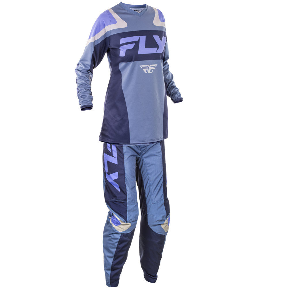 FLY Racing 2025 Womens F-16 Jersey Pant Combo Stone/Lavender