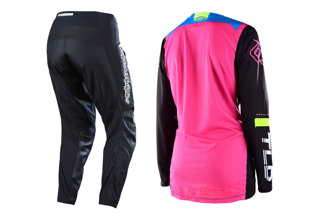 Troy Lee Designs 2023 Womens GP Jersey and Pant Combo Brazen Black
