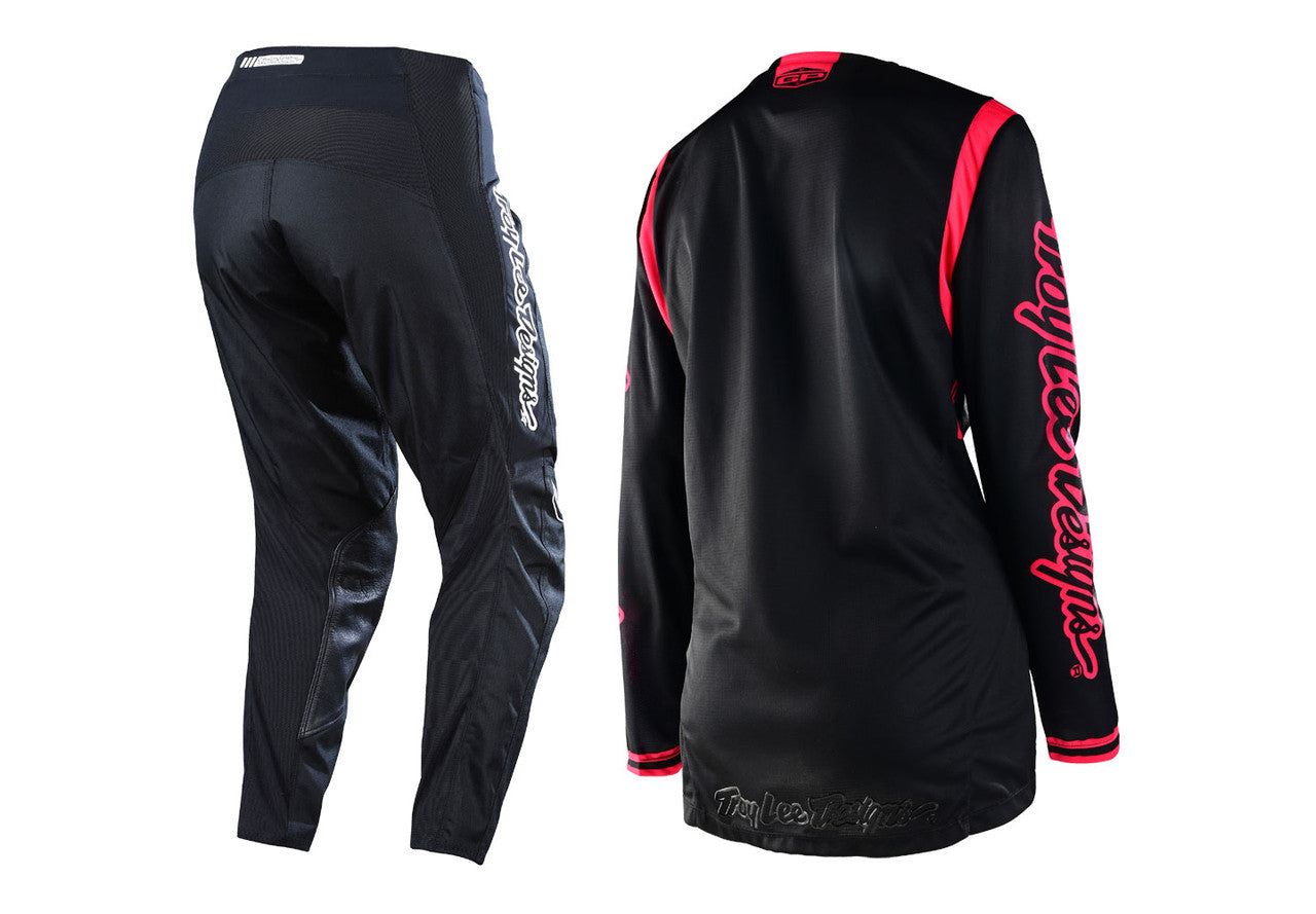 Troy Lee Designs 2023 Womens GP Jersey and Pant Combo Mono Black/Red
