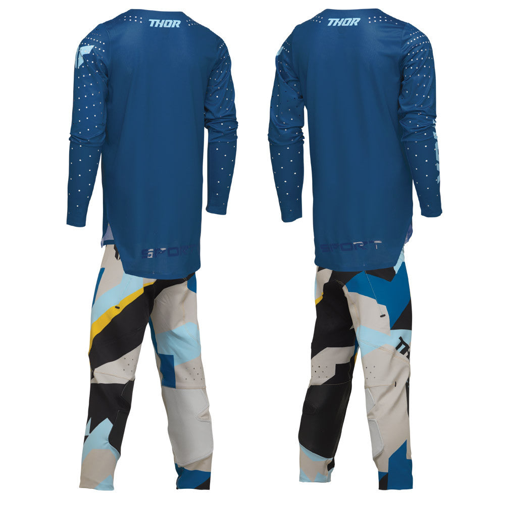 Thor 2025 Youth SPORTMODE Brave Jersey Pant Combo Blue