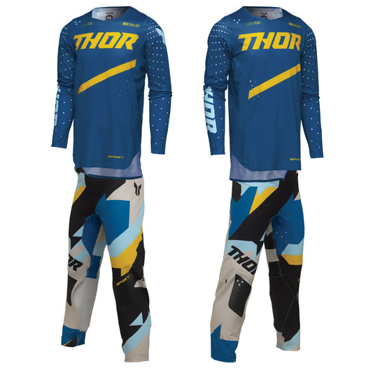 Thor 2025 Youth SPORTMODE Brave Jersey Pant Combo Blue