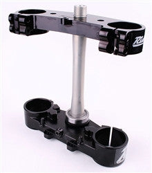 Ride Engineering 22MM Offset YZ250/WR & YZ450F Top & Bottom Triple Clamp Set - Black