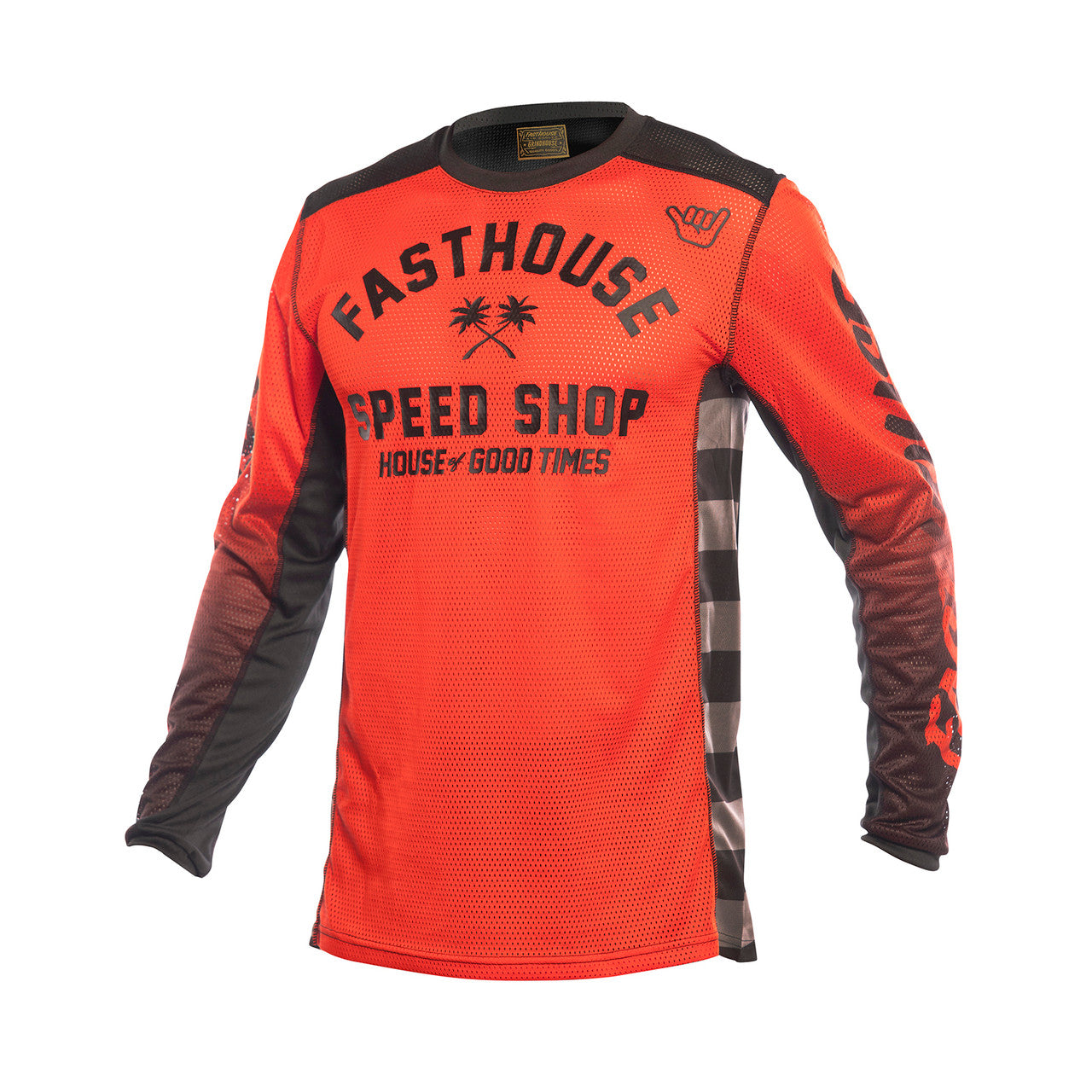 Fasthouse Youth A/C Grindhouse Asher Jersey - Red/Black