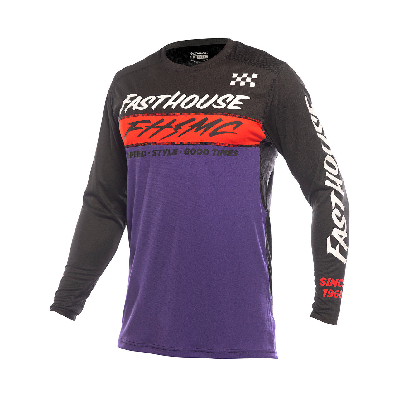 Fasthouse Elrod Evoke Jersey - Black/Purple