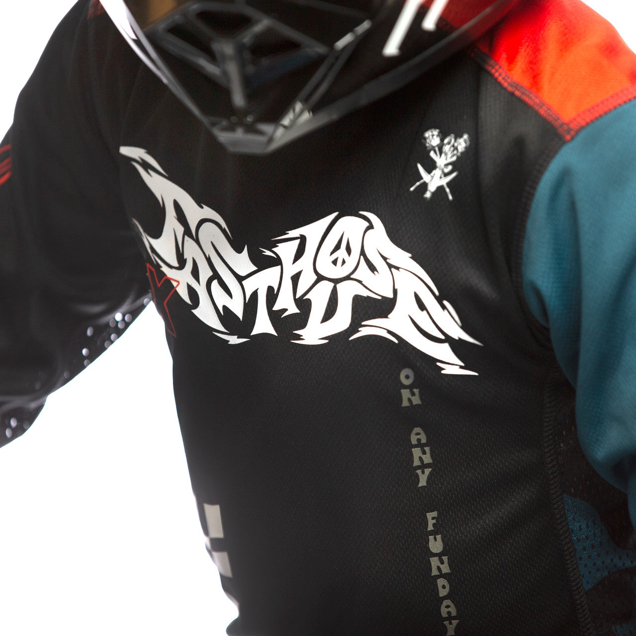 Fasthouse Youth Grindhouse Bereman Jersey - Black/Red
