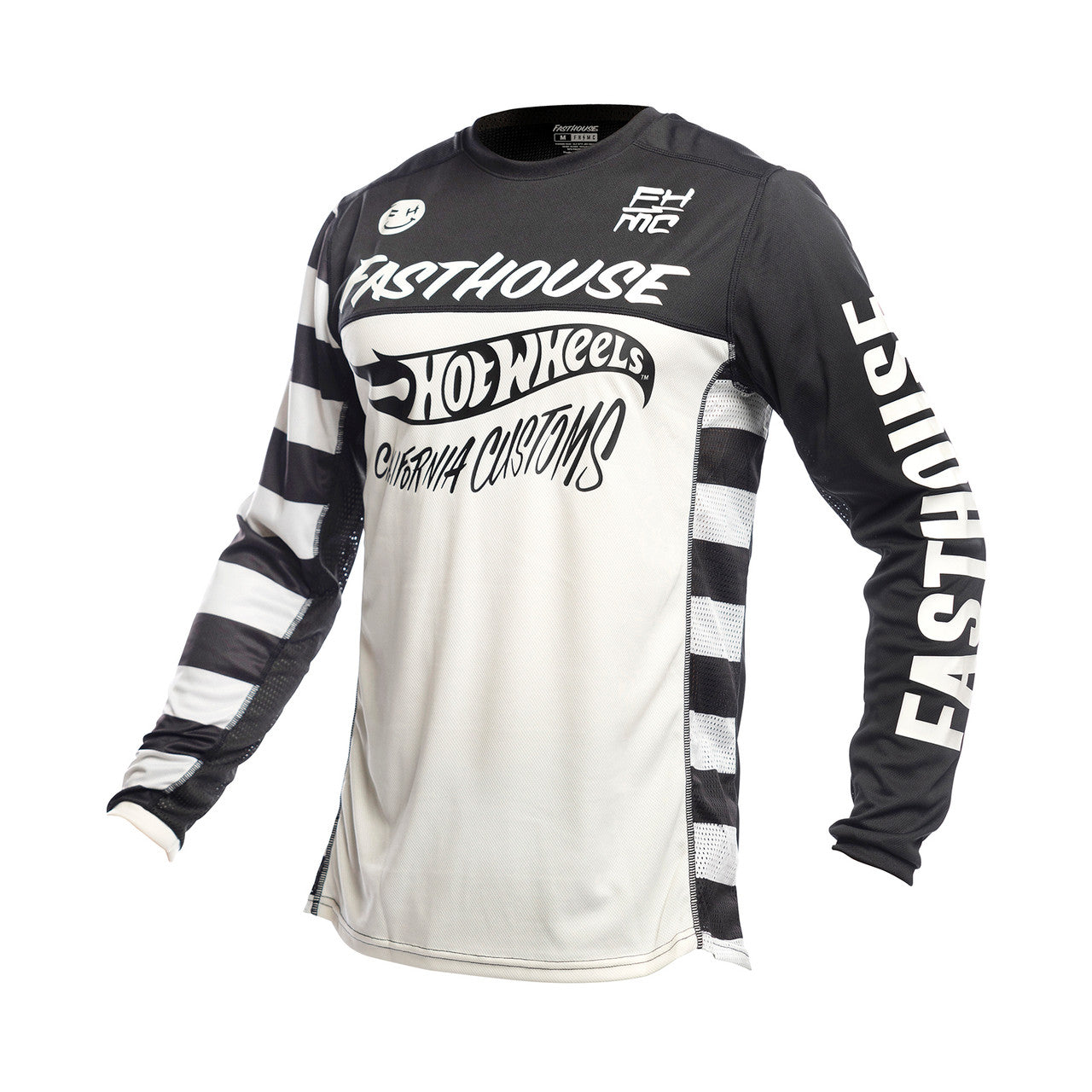 Fasthouse Youth Grindhouse Hot Wheels Jersey - White/Black